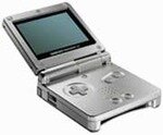 Nintendo Gameboy Advance SP (silver)+ 80 игр